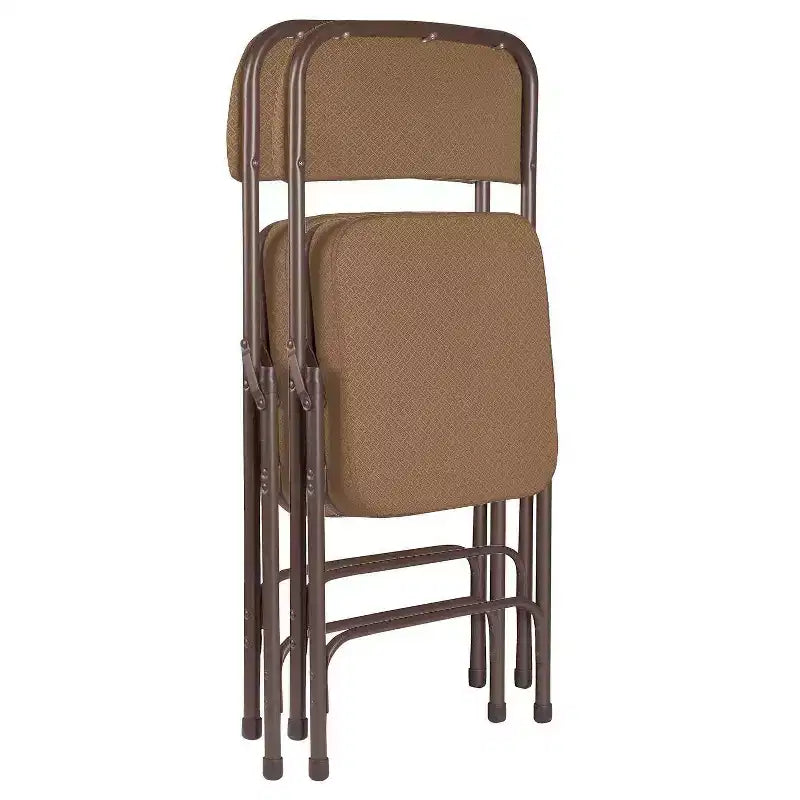 Lot de 2 chaises pliantes rembourrées