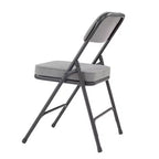 Lot de 2 chaises pliantes rembourrées