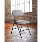 Lot de 2 chaises pliantes rembourrées