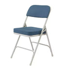 Lot de 2 chaises pliantes rembourrées