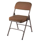 Lot de 2 chaises pliantes rembourrées