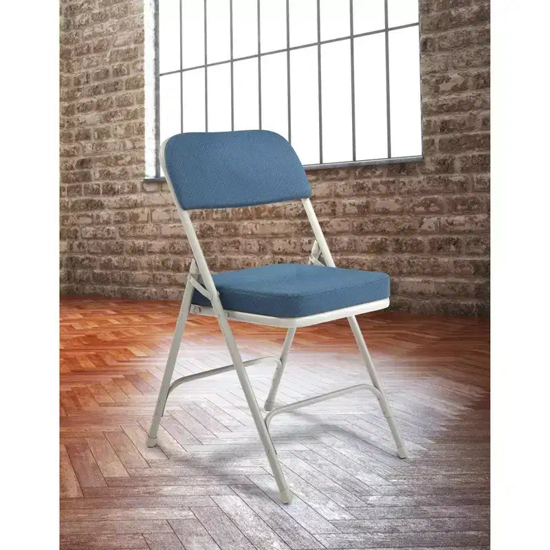 Lot de 2 chaises pliantes rembourrées