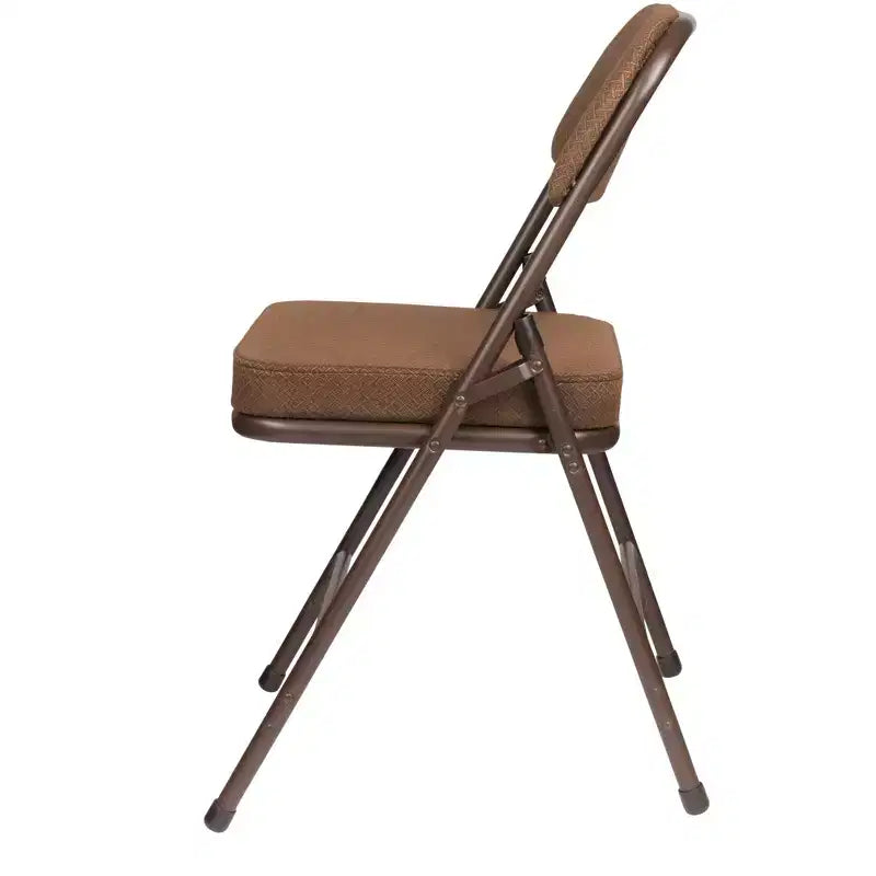 Lot de 2 chaises pliantes rembourrées