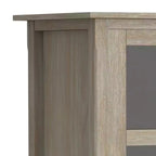 Armoire porte-bouteilles haute capacité avec porte en verre trempé