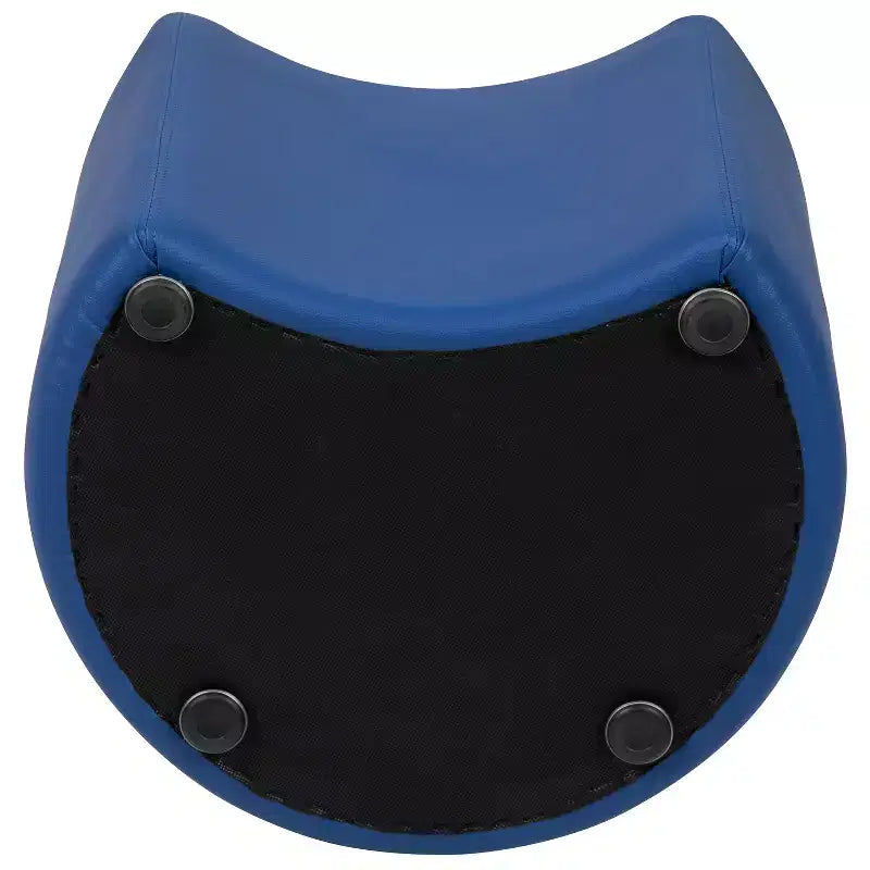 Pouf modulaire en forme de lune de 45 cm pour salles de classe et espaces communs