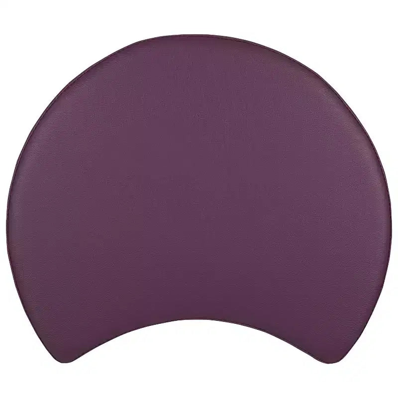 Pouf modulaire en forme de lune de 45 cm pour salles de classe et espaces communs