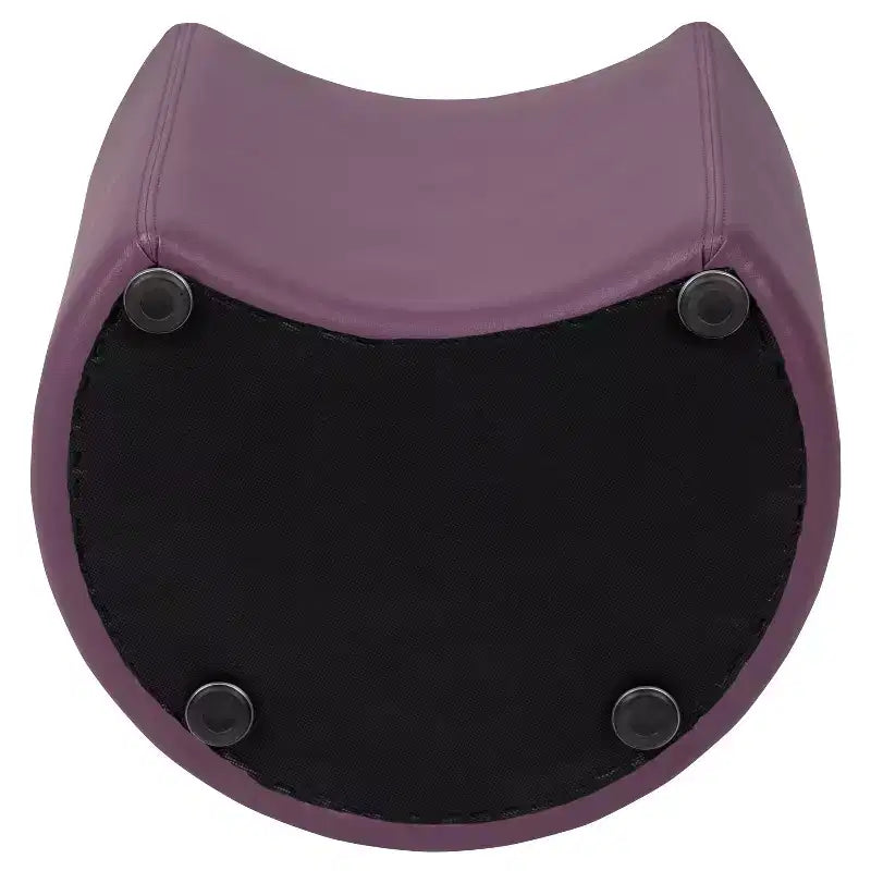 Pouf modulaire en forme de lune de 45 cm pour salles de classe et espaces communs