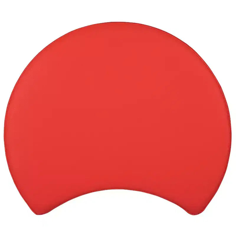 Pouf modulaire en forme de lune de 45 cm pour salles de classe et espaces communs