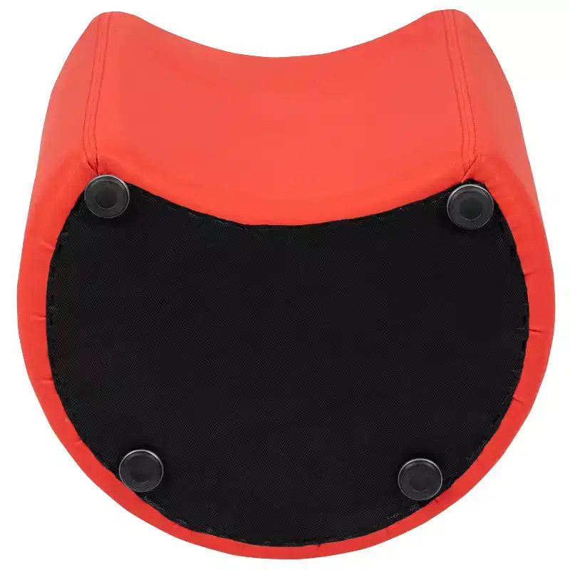 Pouf modulaire en forme de lune de 45 cm pour salles de classe et espaces communs
