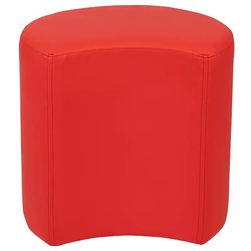 Pouf modulaire en forme de lune de 45 cm pour salles de classe et espaces communs