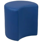 Pouf modulaire en forme de lune de 45 cm pour salles de classe et espaces communs