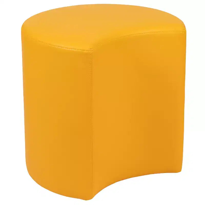 Pouf modulaire en forme de lune de 45 cm pour salles de classe et espaces communs
