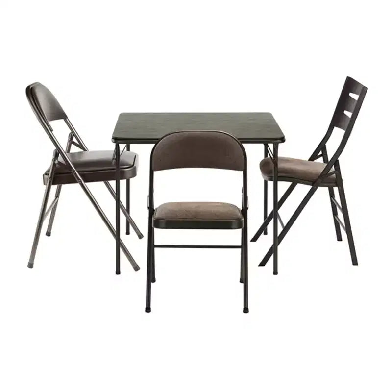Table pliante carrée en métal de 34 x 34 pouces