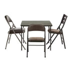 Table pliante carrée en métal de 34 x 34 pouces