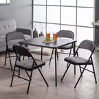 Table pliante carrée en métal de 34 x 34 pouces
