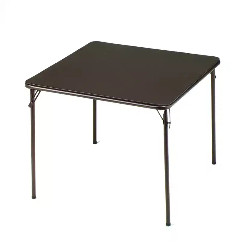Table pliante carrée en métal de 34 x 34 pouces